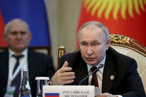 Władimir Putin w Kirgistanie
