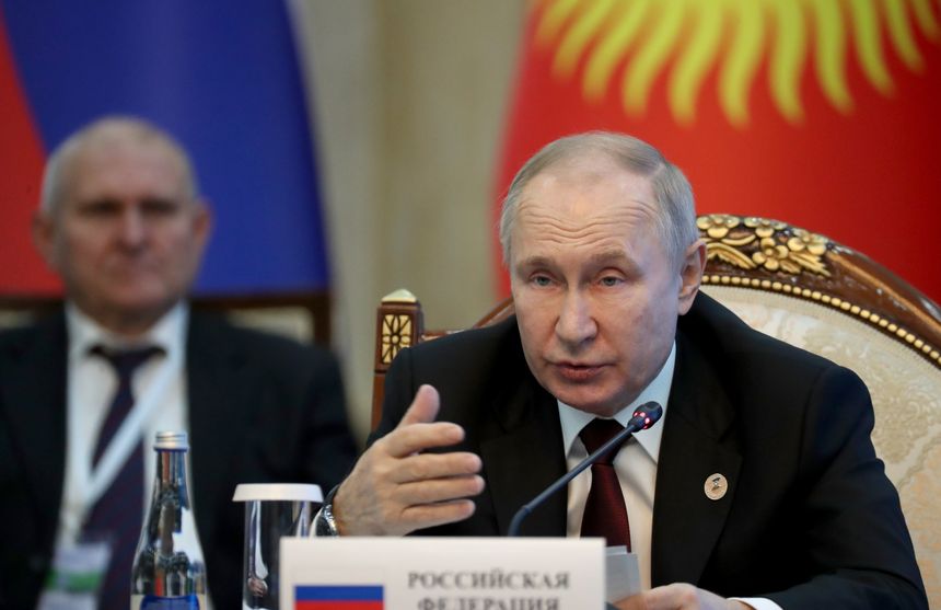Władimir Putin w Kirgistanie