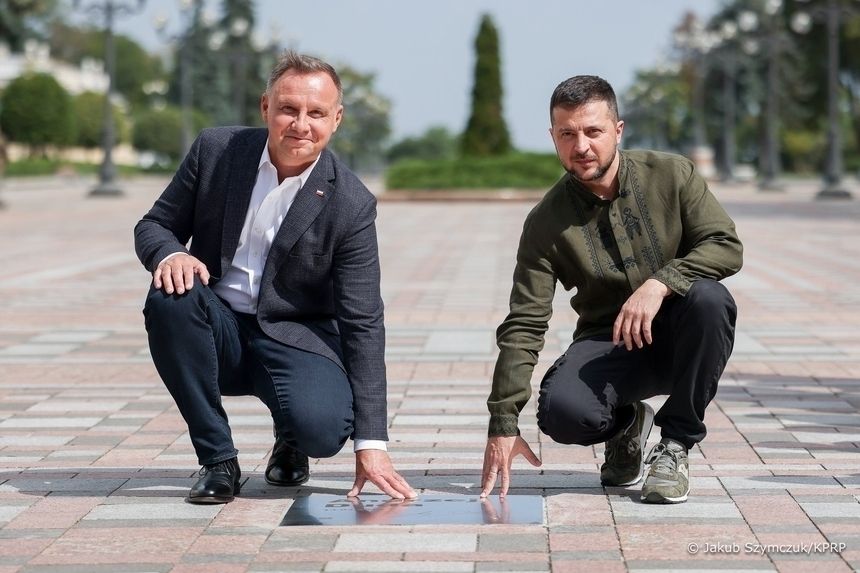 Andrzej Duda Aleja Odwagi