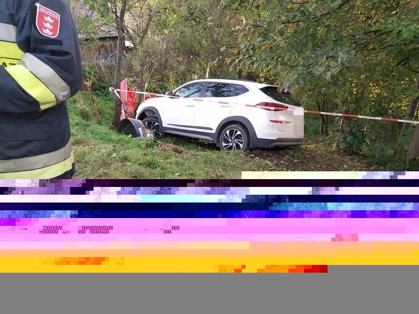 Wypadek w Gilowicach
