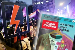 Strajk Kobiet i okładka "Tygodnika Powszechnego"