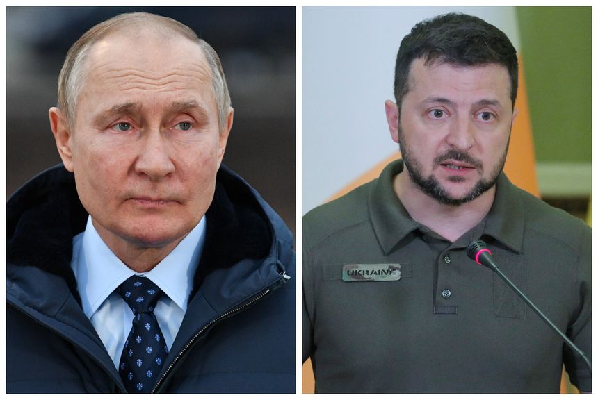 Putin Zełenski