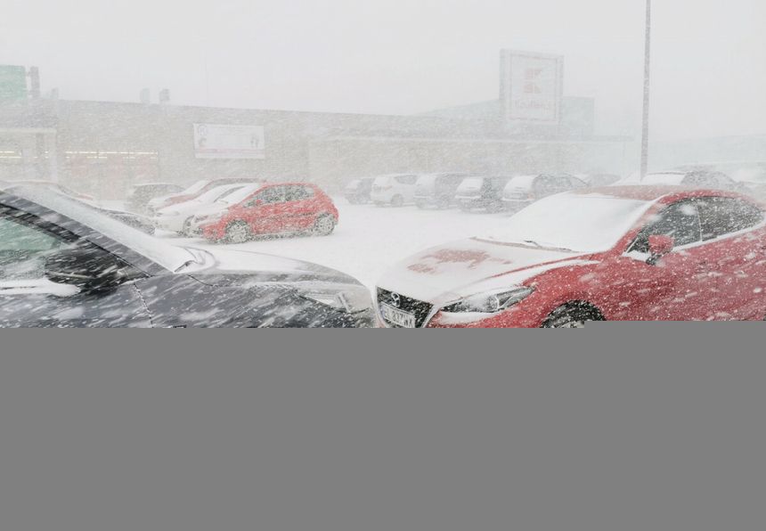 Burza śnieżna w Polsce