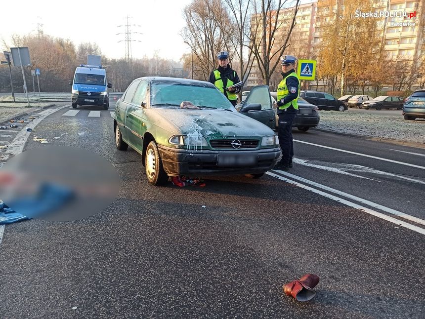 Wypadek w Katowicach przy ul. Witosa