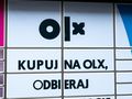 paczkomat z logo OLX