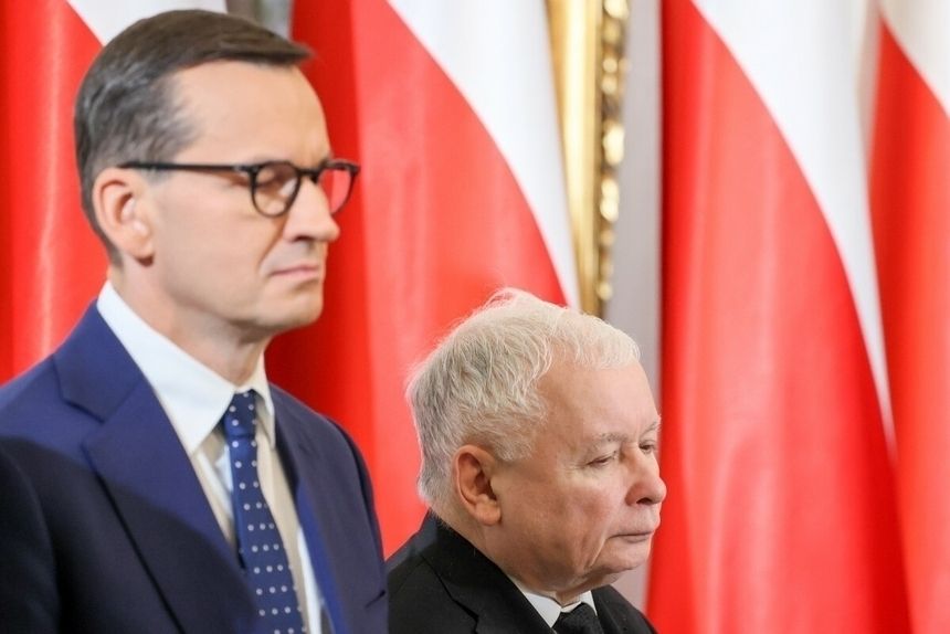 Mateusz Morawiecki i Jarosław Kaczyński