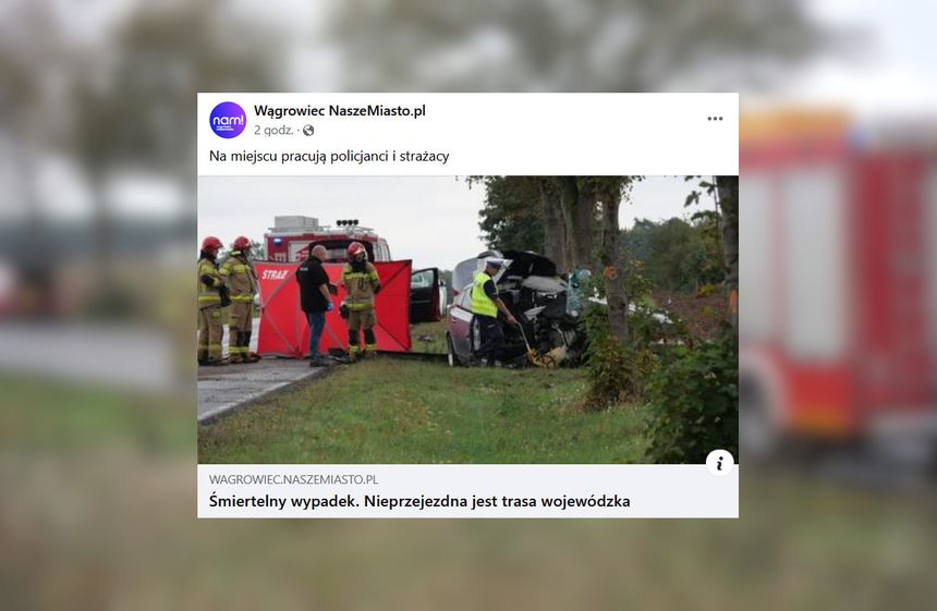 wągrowiec wypadek