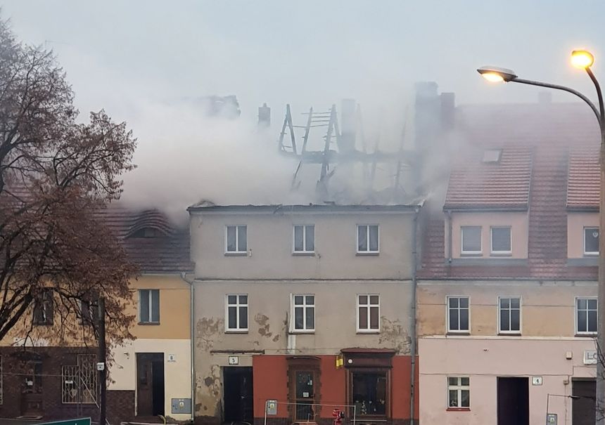 Pożar kamienicy