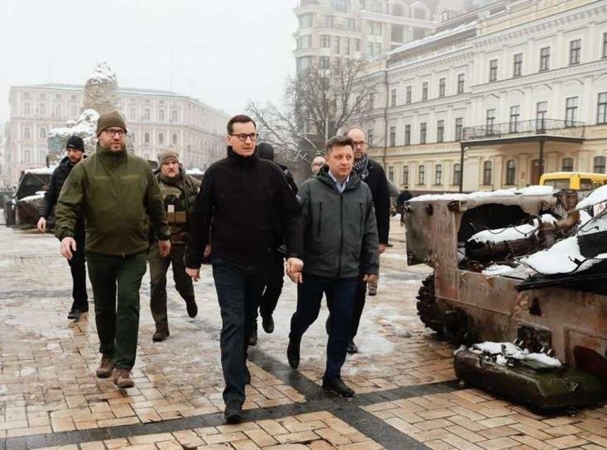 Mateusz Morawiecki w Kijowie