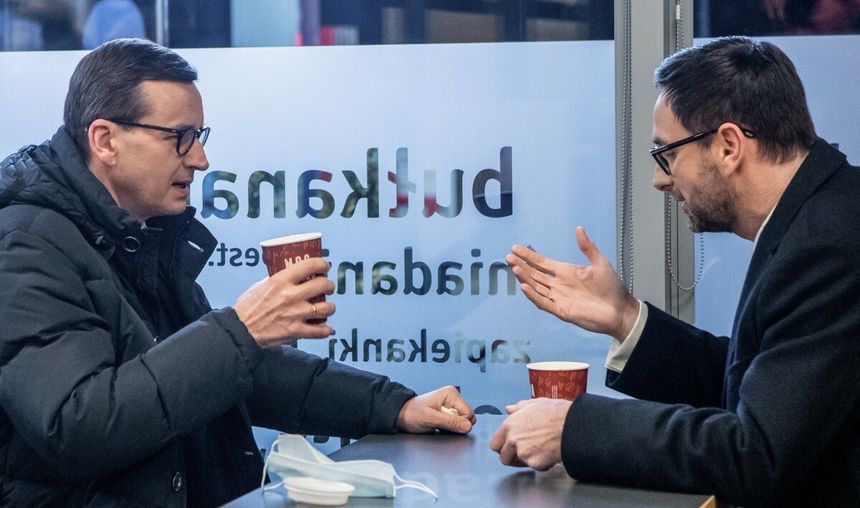 Mateusz Morawiecki i Daniel Obajtek