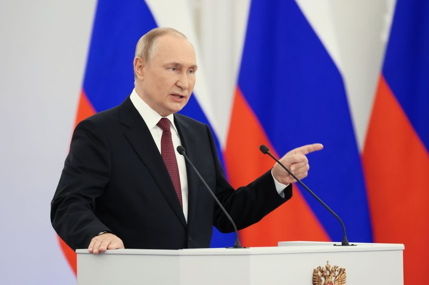 Wybuchy w czasie przemówienia Władimira Putina