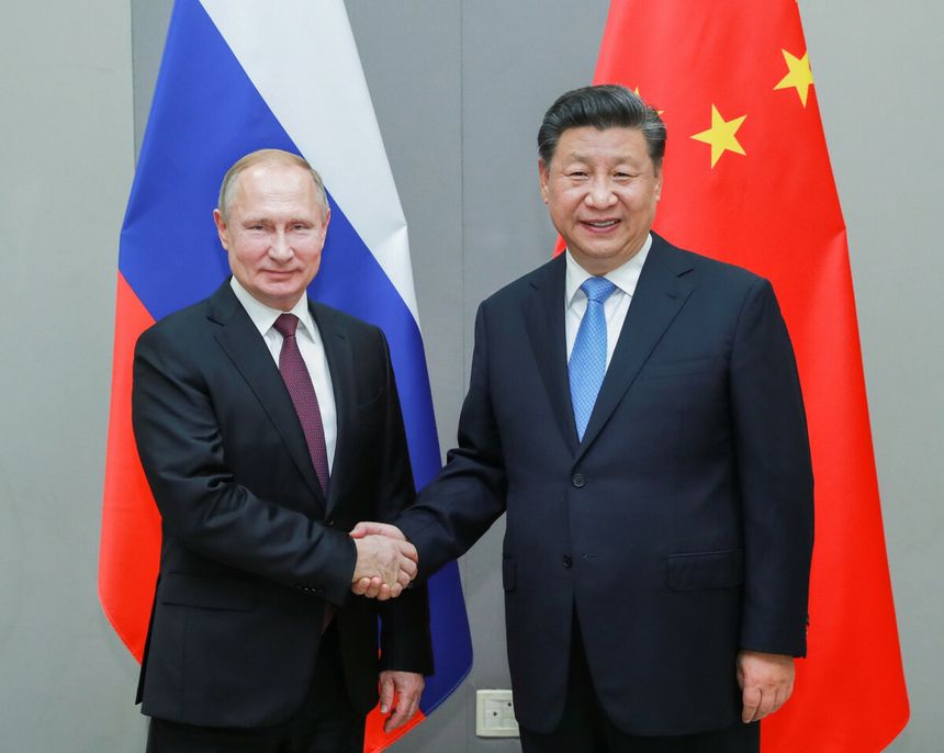Władimir Putin i Xi Jinping