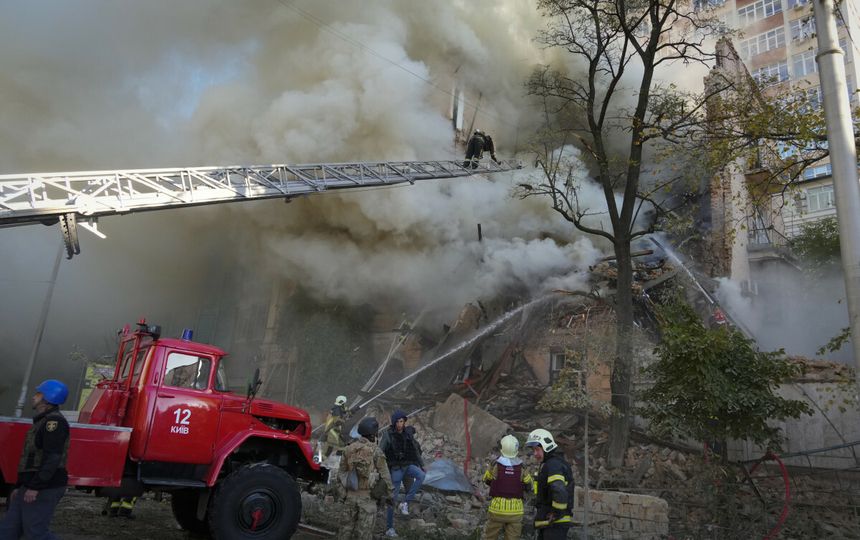 W ataku dronami na Kijów zginęła kobieta w 6. miesiącu ciąży