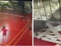 Zawalił się sufit hali szkolnej na Tajwanie