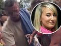 Iwona Wieczorek i mężczyzna z ręcznikiem