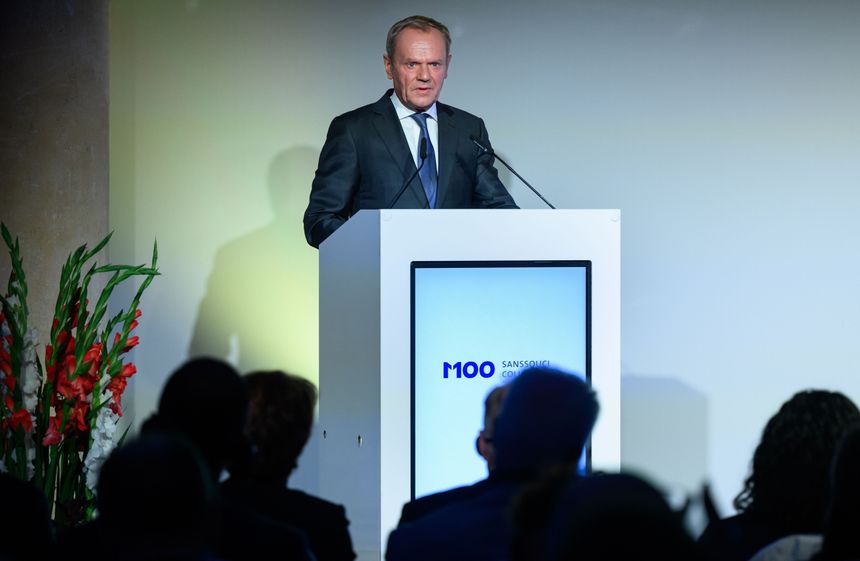 Donald Tusk w Poczdamie
