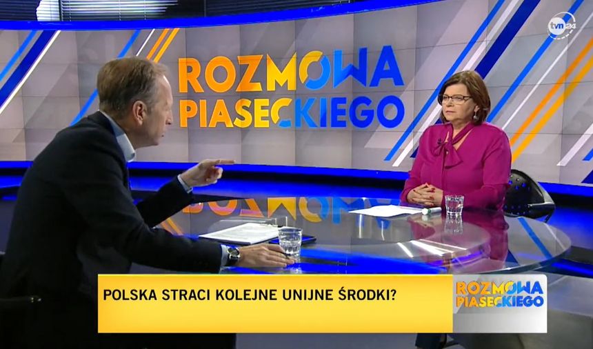 Konrad Piasecki i Izabela Leszczyna