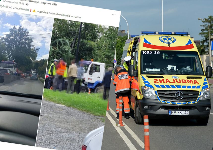Wypadek w Rybniku