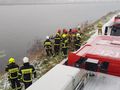 Samochód wjechał do Wisły