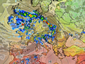 Mapa pogodowa Polski i Europy