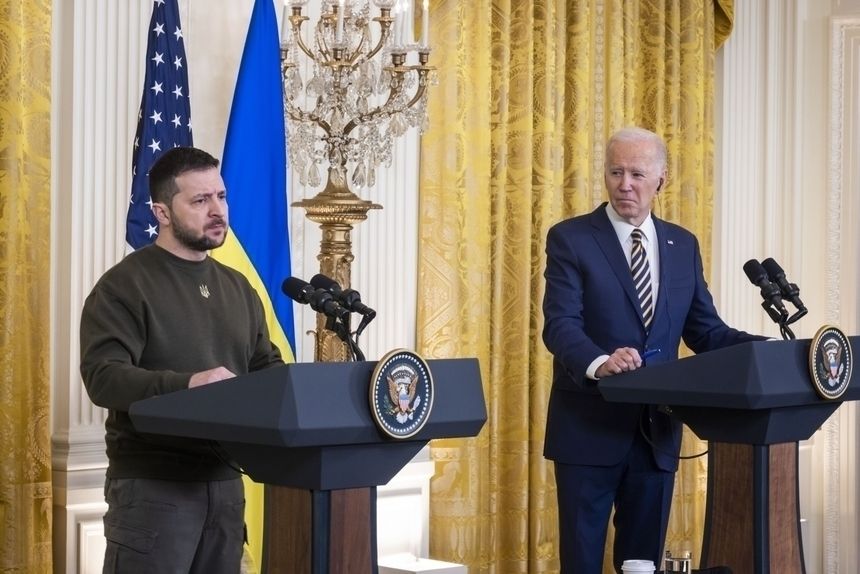 Zełenski i Biden