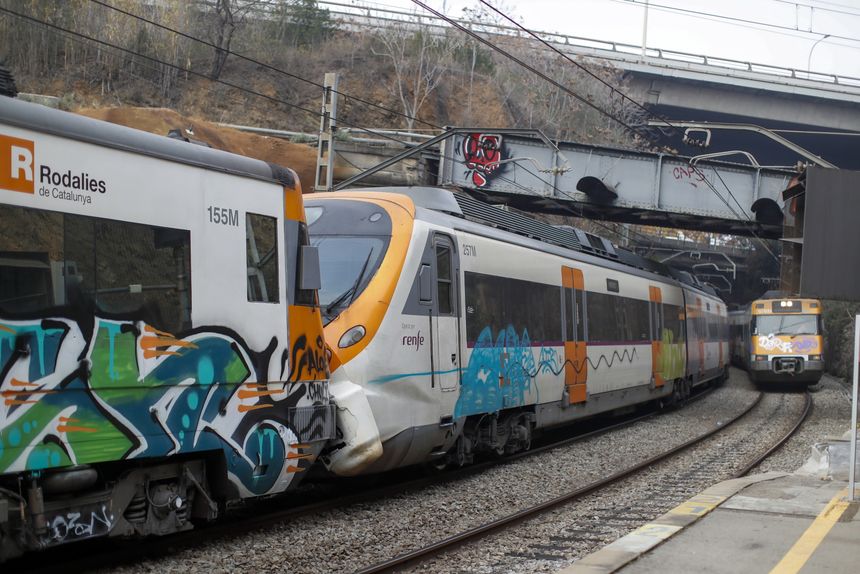 Barcelona. Zderzenie pociągów