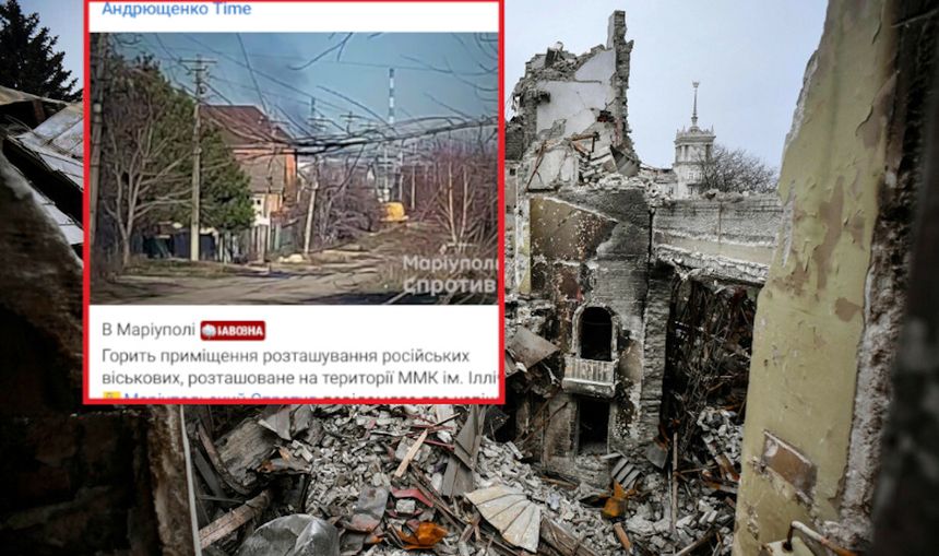 Atak na bazę Rosji w Mariupolu