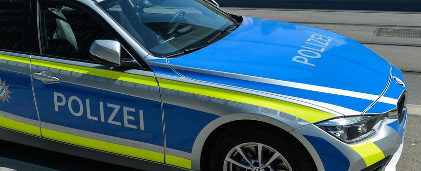 Policyjny samochód w Niemczech