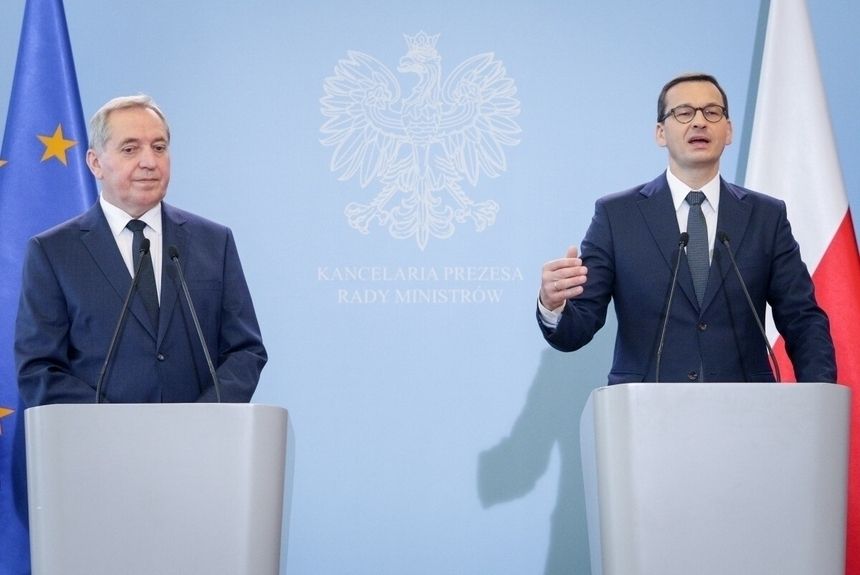 Henryk Kowalczyk i Mateusz Morawiecki