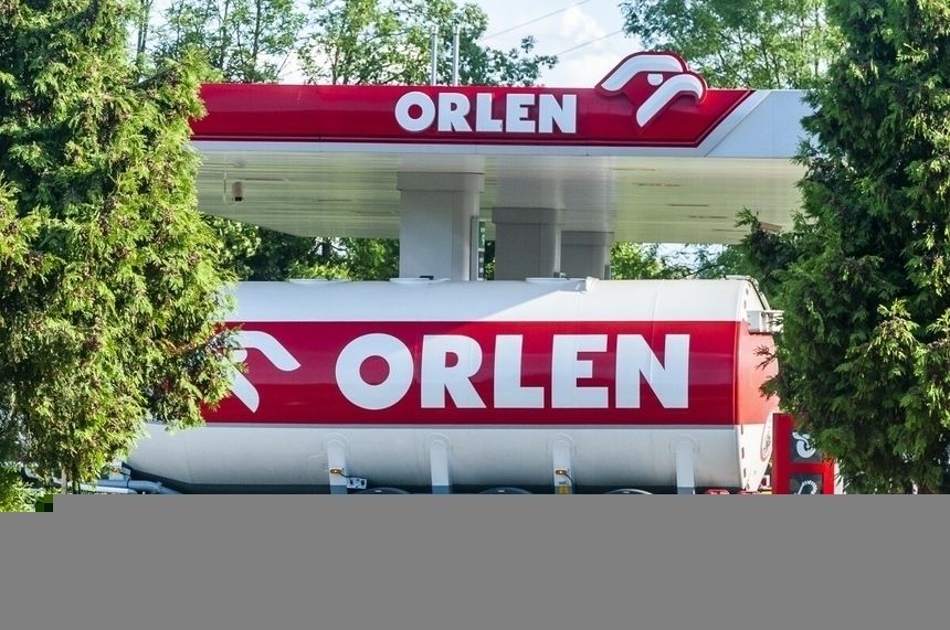 cysterna Orlenu na stacji Orlenu