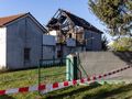 Pożar domu w Zalasewie
