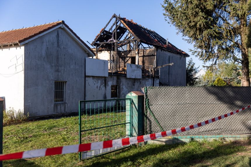 Pożar domu w Zalasewie