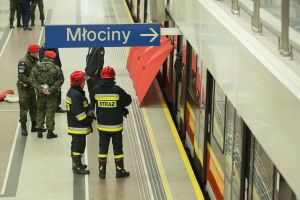 Wypadek na stacji metra