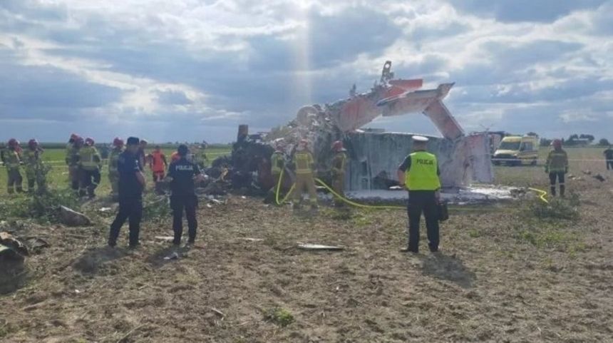 Katastrofa lotnicza w Łódzkiem