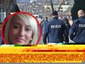 Iwona Wieczorek i policjanci
