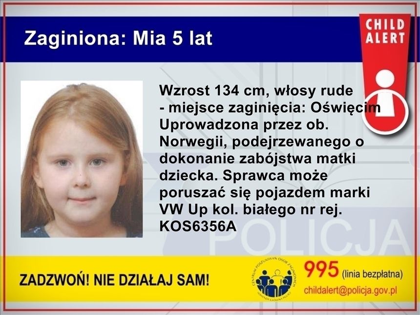 CHILD ALERT, MIA Z OŚWIĘCIMIA