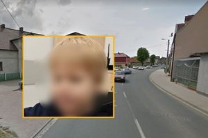 2-latek biegał po ruchliwej ulicy