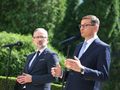 Adam Niedzielski i Mateusz Morawiecki