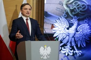 Konferencja prasowa ministra sprawiedliwości Zbigniewa Ziobry