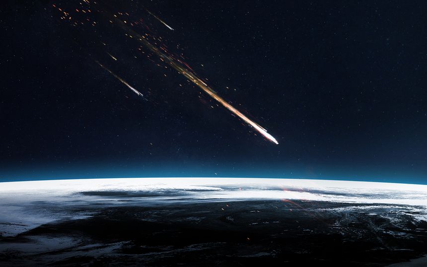 meteor spoza układu słonecznego