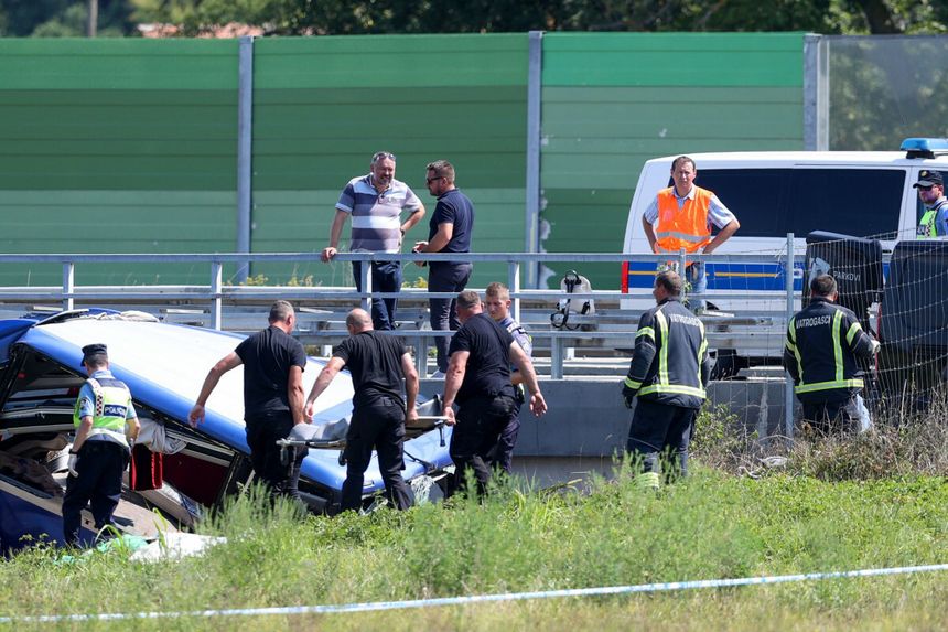 Wypadek polskiego autobusu w Chorwacji
