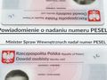 dowody osobiste i nadanie numeru PESEL