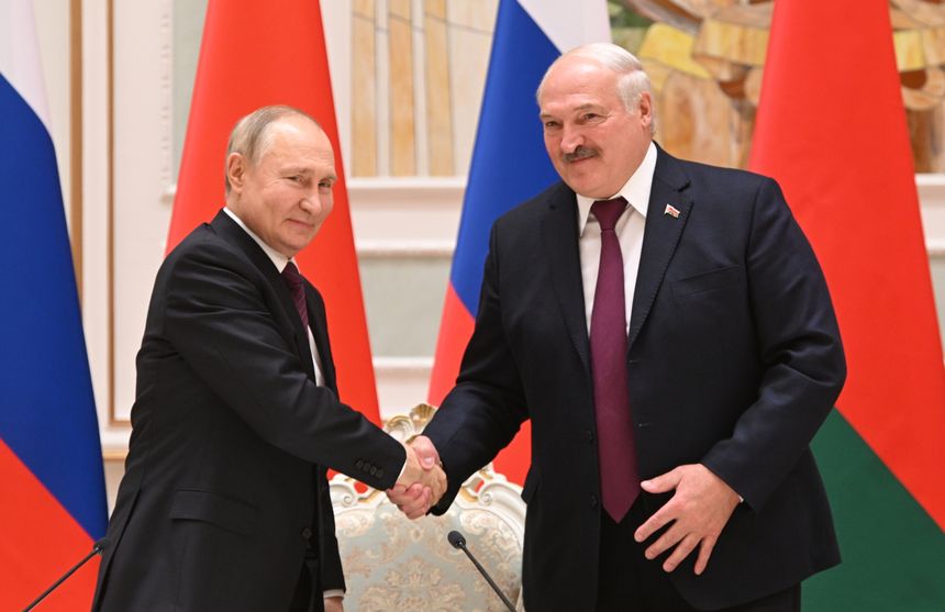 Władimir Putin, Alaksandr Łukaszenka