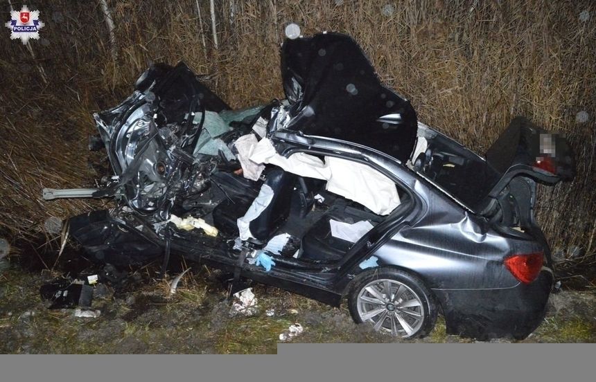 Brzeźno, wypadek bmw