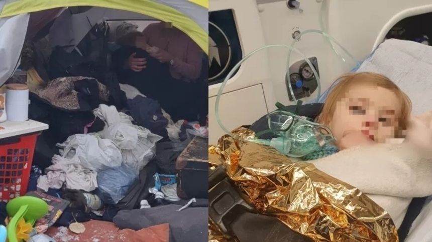 Pani Alina mieszkała z 2-letnią córką w namiocie