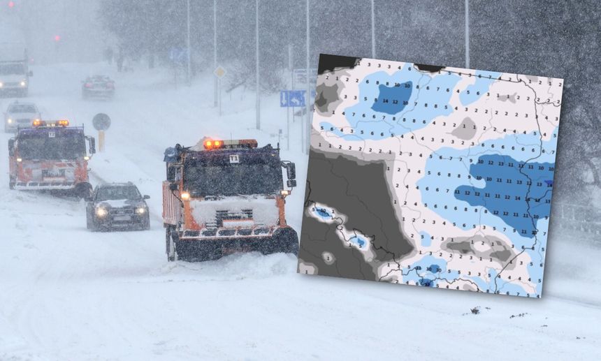 śnieżyca opanuje Polskę