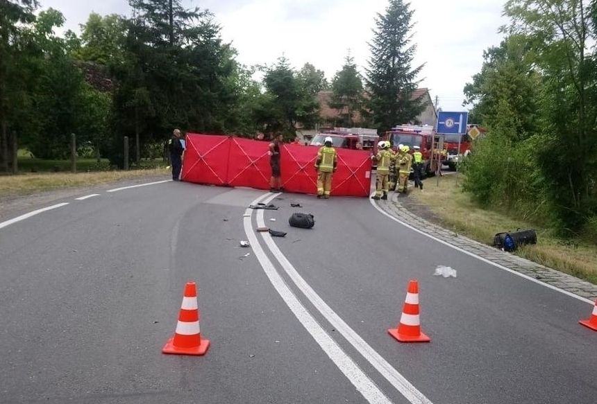 wypadek w Rogalicach
