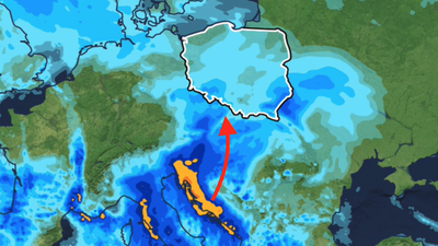 Prognoza dobowej sumy opadu (ECMWF) 04.02