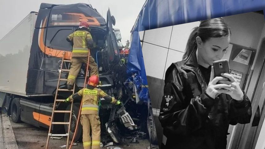 Wypadek na A1. Nie żyje druhna OSP Rymanów