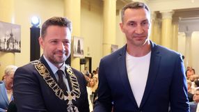 Rafał Trzaskowski i Wołodymyr Kliczko